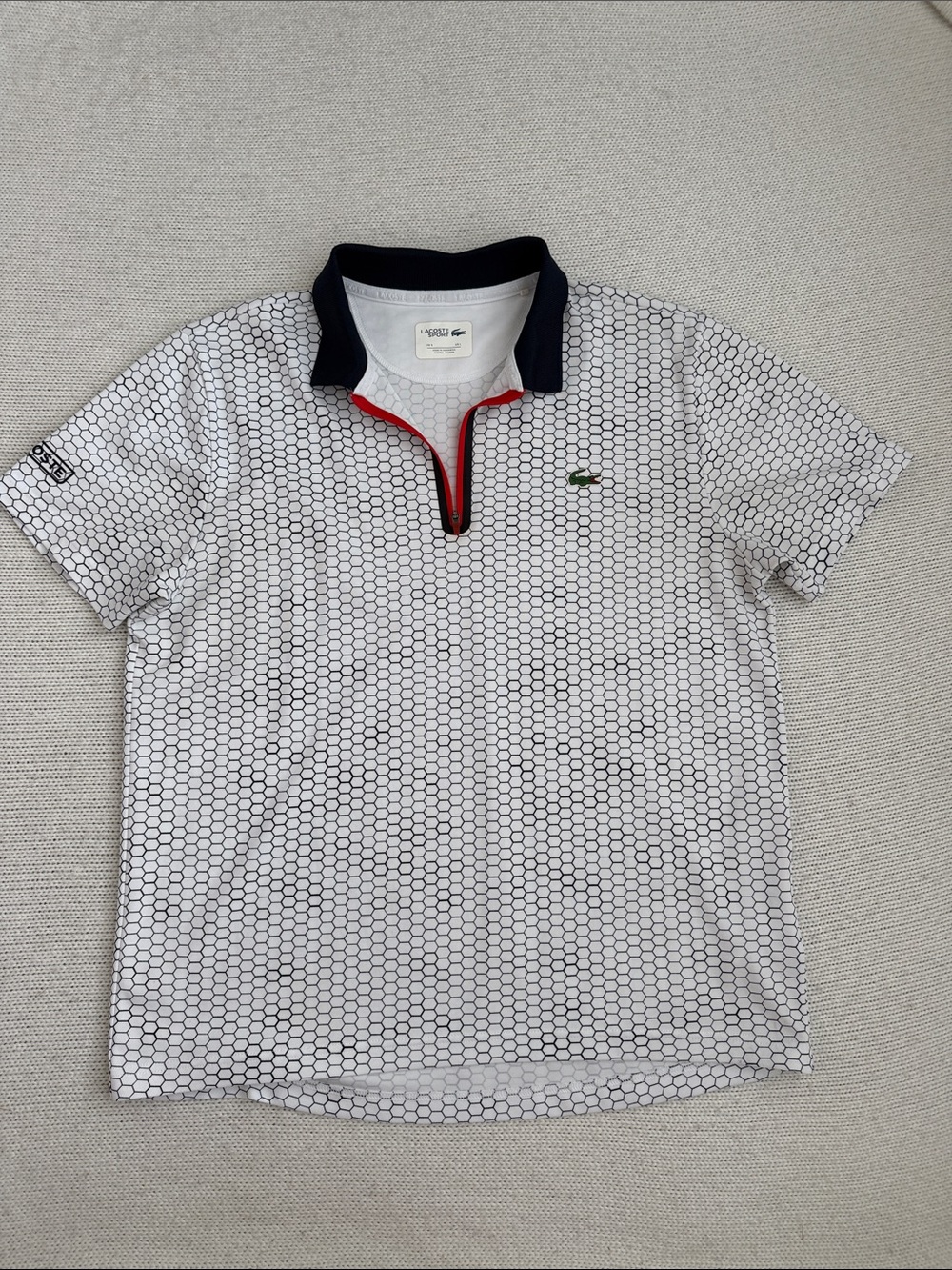 Lacoste Ultra Dry Short Sleeve Polo Shirt Size Large